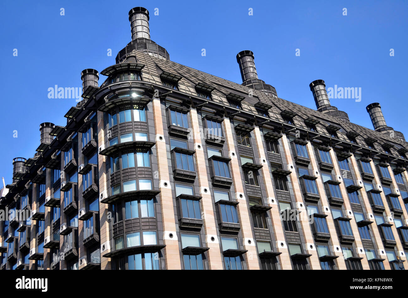 Portcullis House, Westminster, London, Großbritannien. Stockfoto