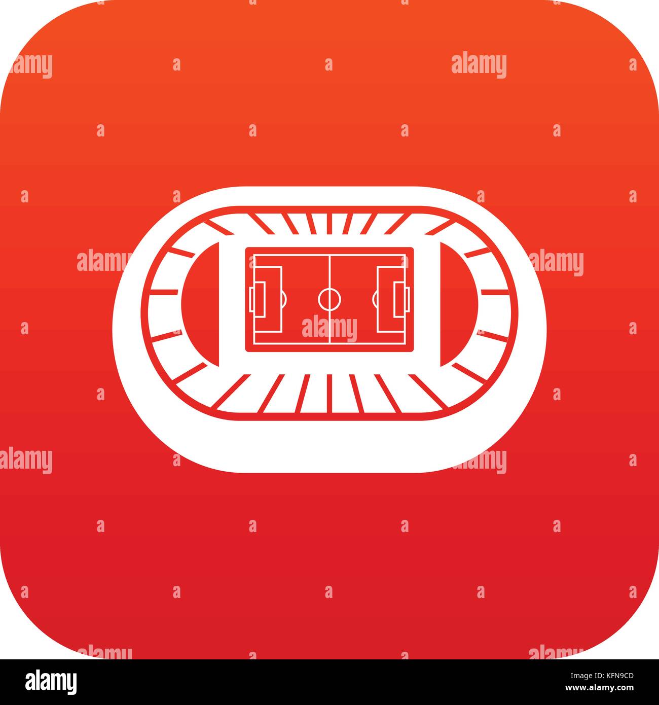 Stadion Symbol digital Rot Stock-Vektorgrafik - Alamy