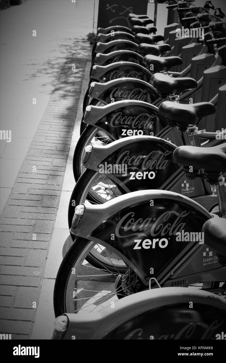 Dublin-Bikes Stockfoto