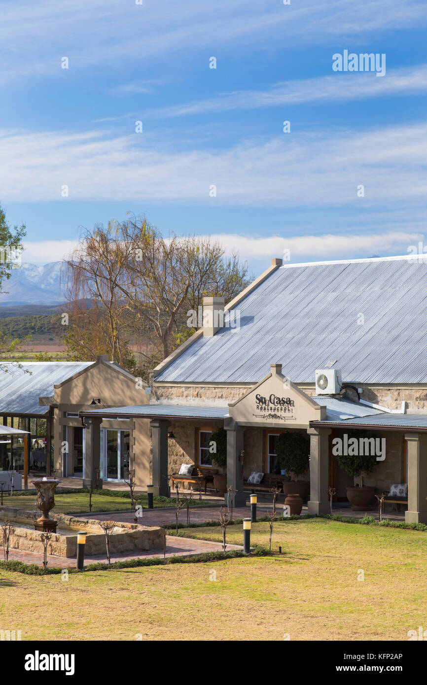 Surval Boutique olive Estate, Oudtshoorn, Western Cape, Südafrika Stockfoto