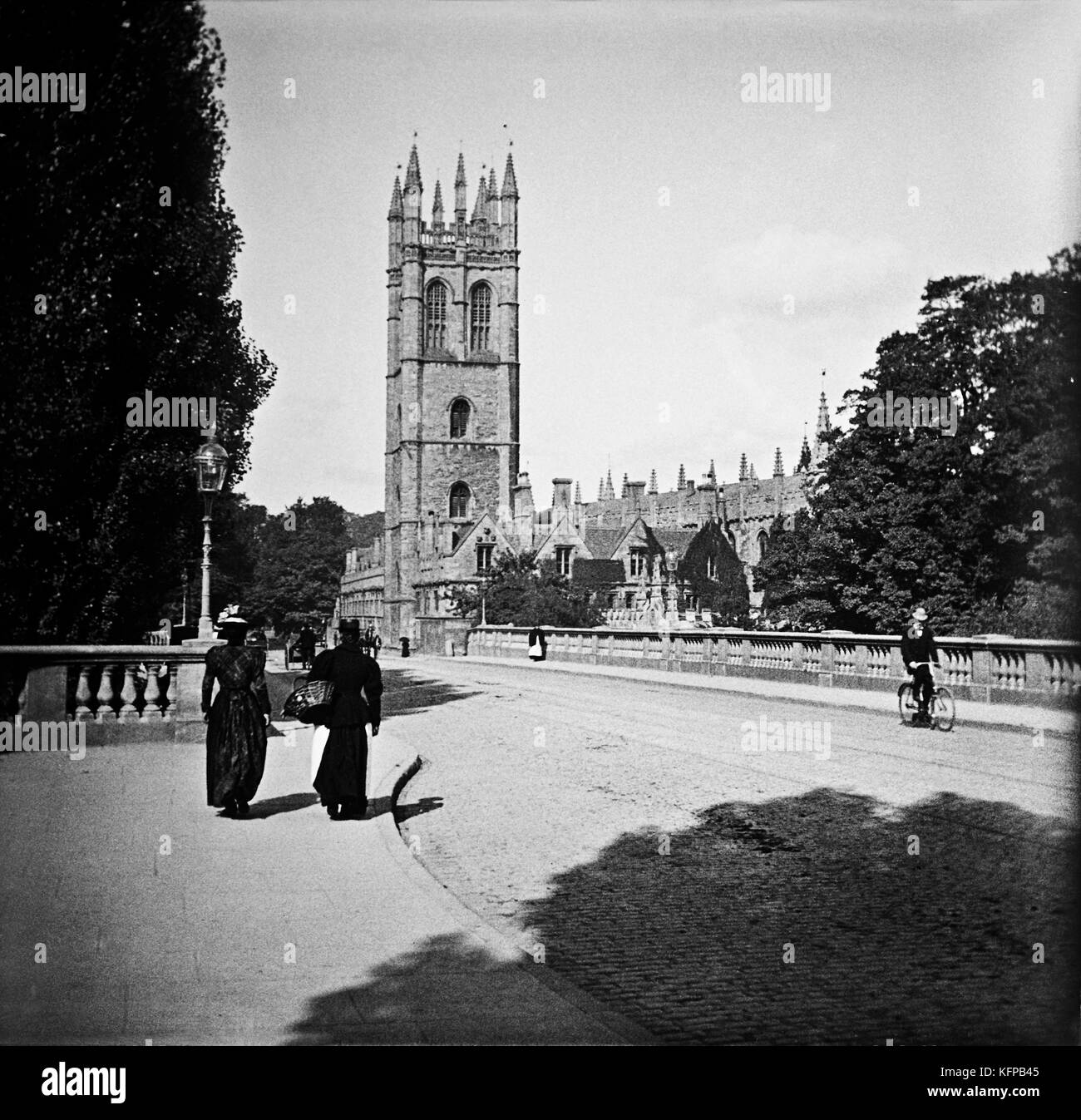 Städte und Dörfer in Oxfordshire. Historische Fotografien aus einem anderen Jahrhundert, 1900. Dies ist das britische England Europa. Stockfoto