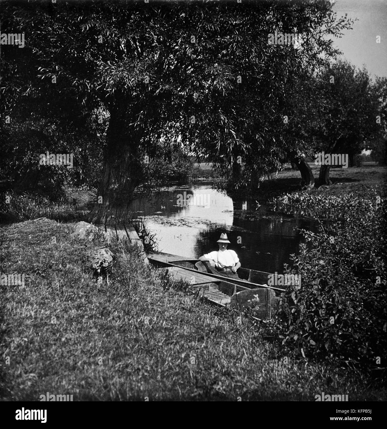 Städte und Dörfer in Oxfordshire. Historische Fotografien aus einem anderen Jahrhundert, 1900. Dies ist das britische England Europa. Stockfoto