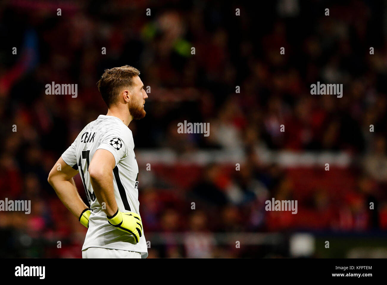 Madrid, Spanien. 31 Okt, 2017. Jan Oblak (13) Atletico de Madrid player. UCL Champions League zwischen Atletico de Madrid vs Qarabag am Wanda Metropolitano Stadion in Madrid, Spanien, 31. Oktober 2017. Credit: Gtres Información más Comuniación auf Linie, S.L./Alamy leben Nachrichten Stockfoto