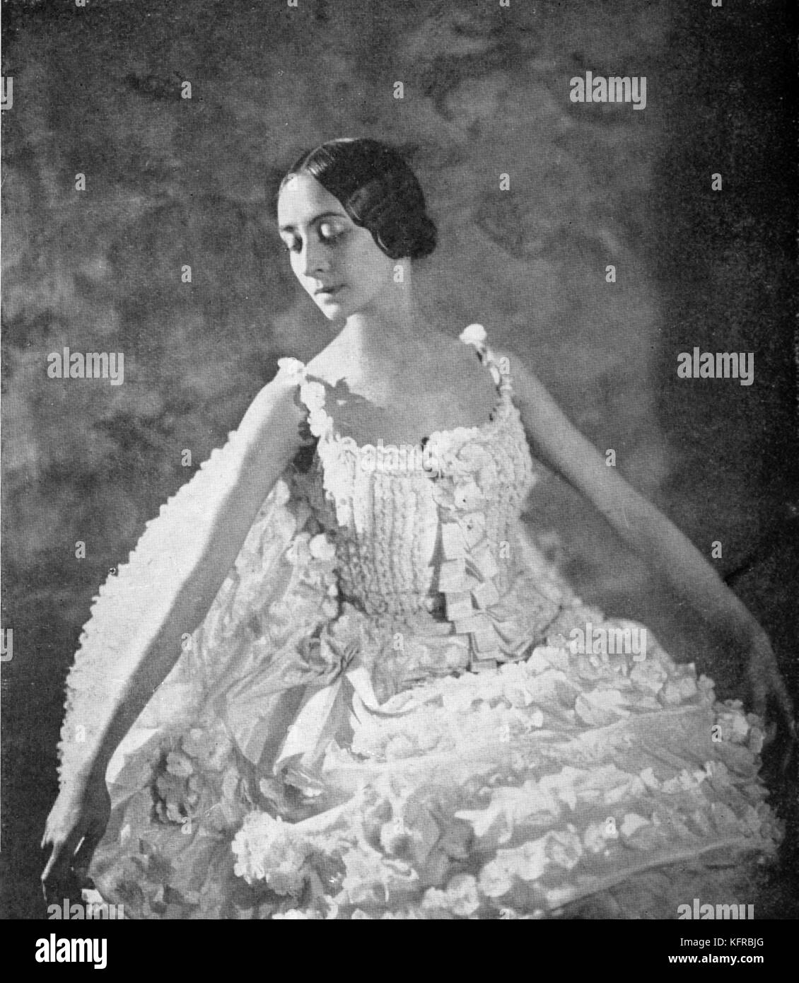 Olga Spessiva in die schlafende Prinzessin von Tschaikowsky. OS: russische Ballerina, 18. Juli 1895 - 16. September 1991 Stockfoto