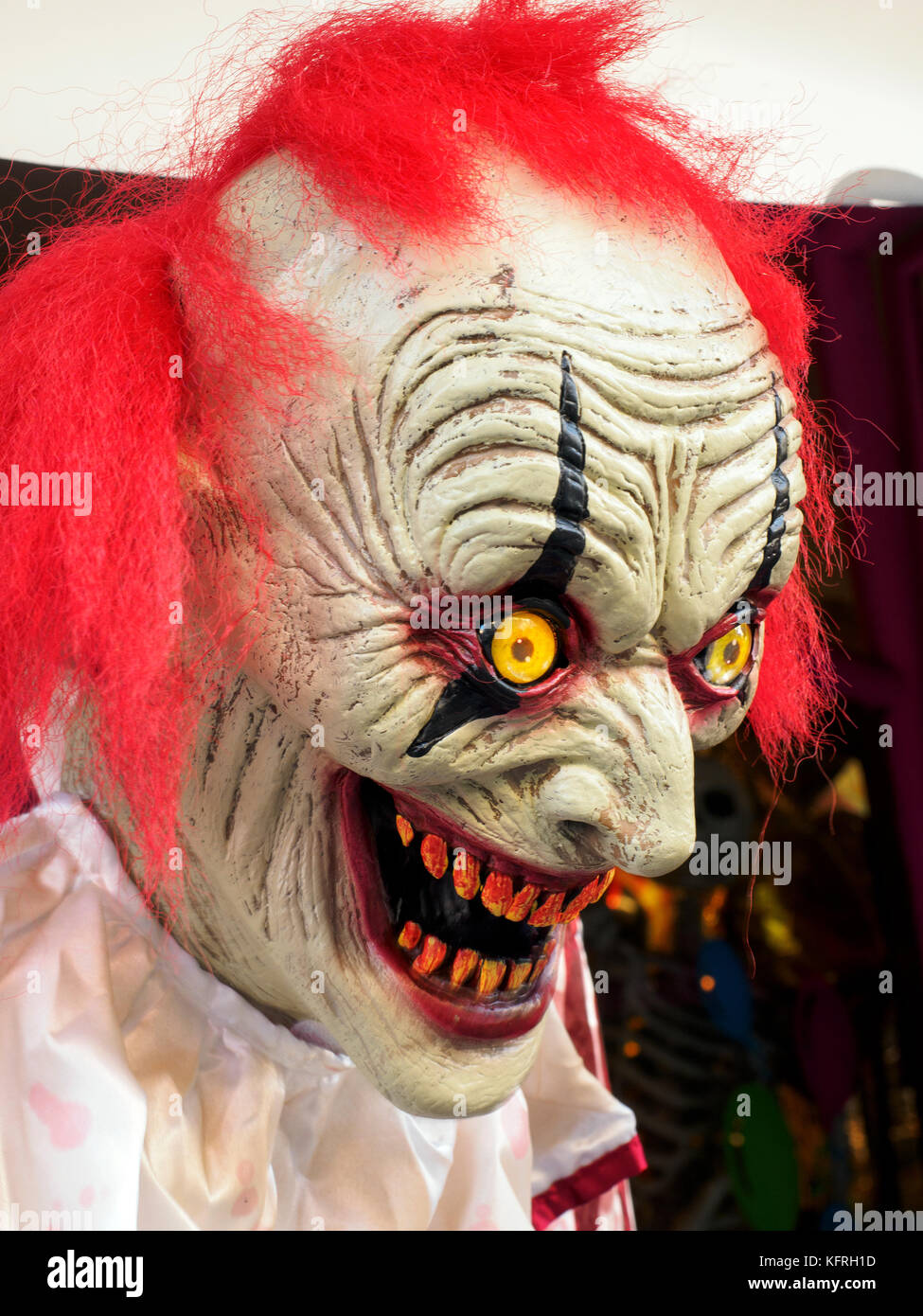 Halloween Maske - London, England Stockfoto