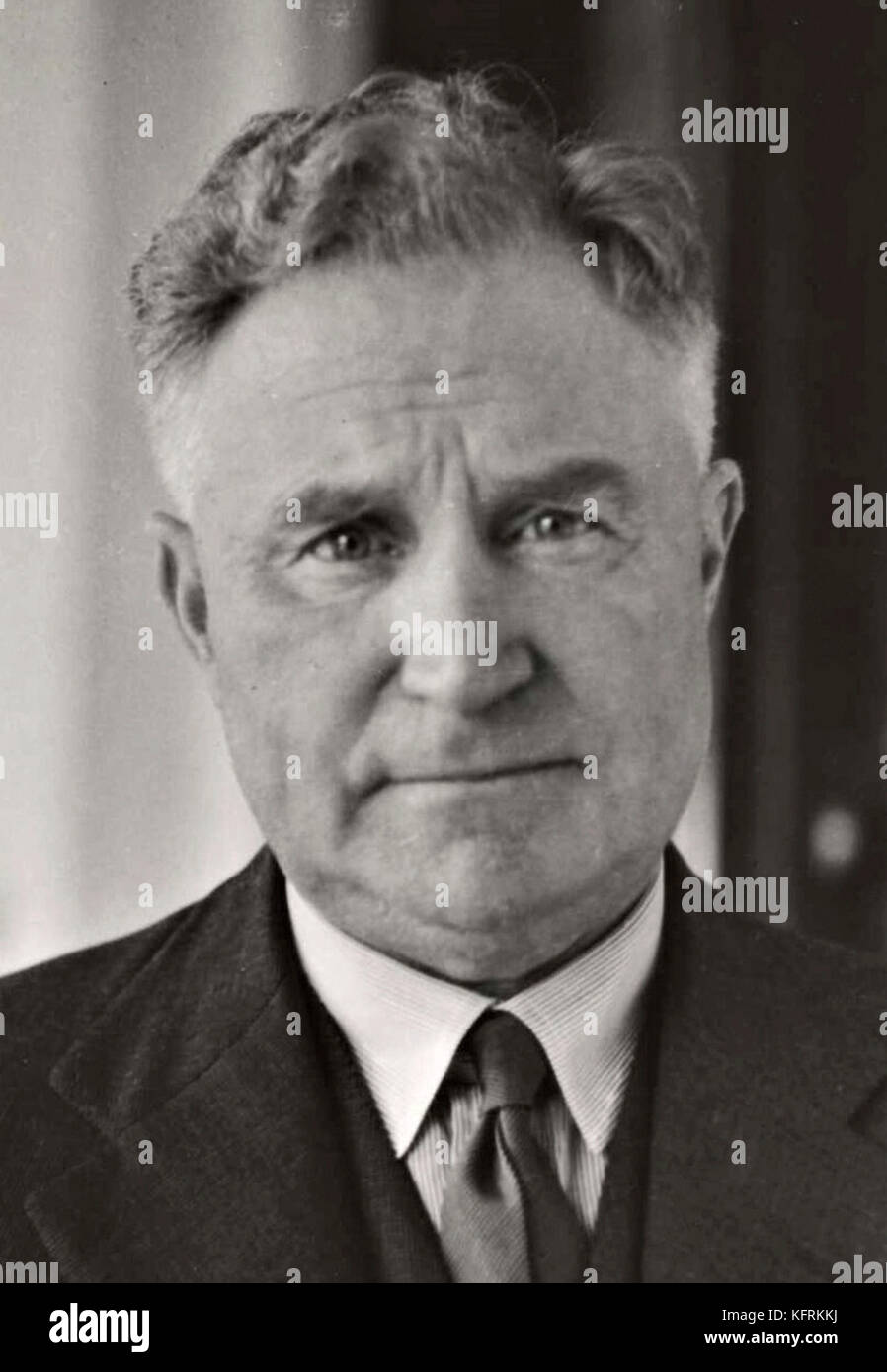 Sir earle Weihnachten grafton Seite, Premierminister von Australien im April 1939 Stockfoto