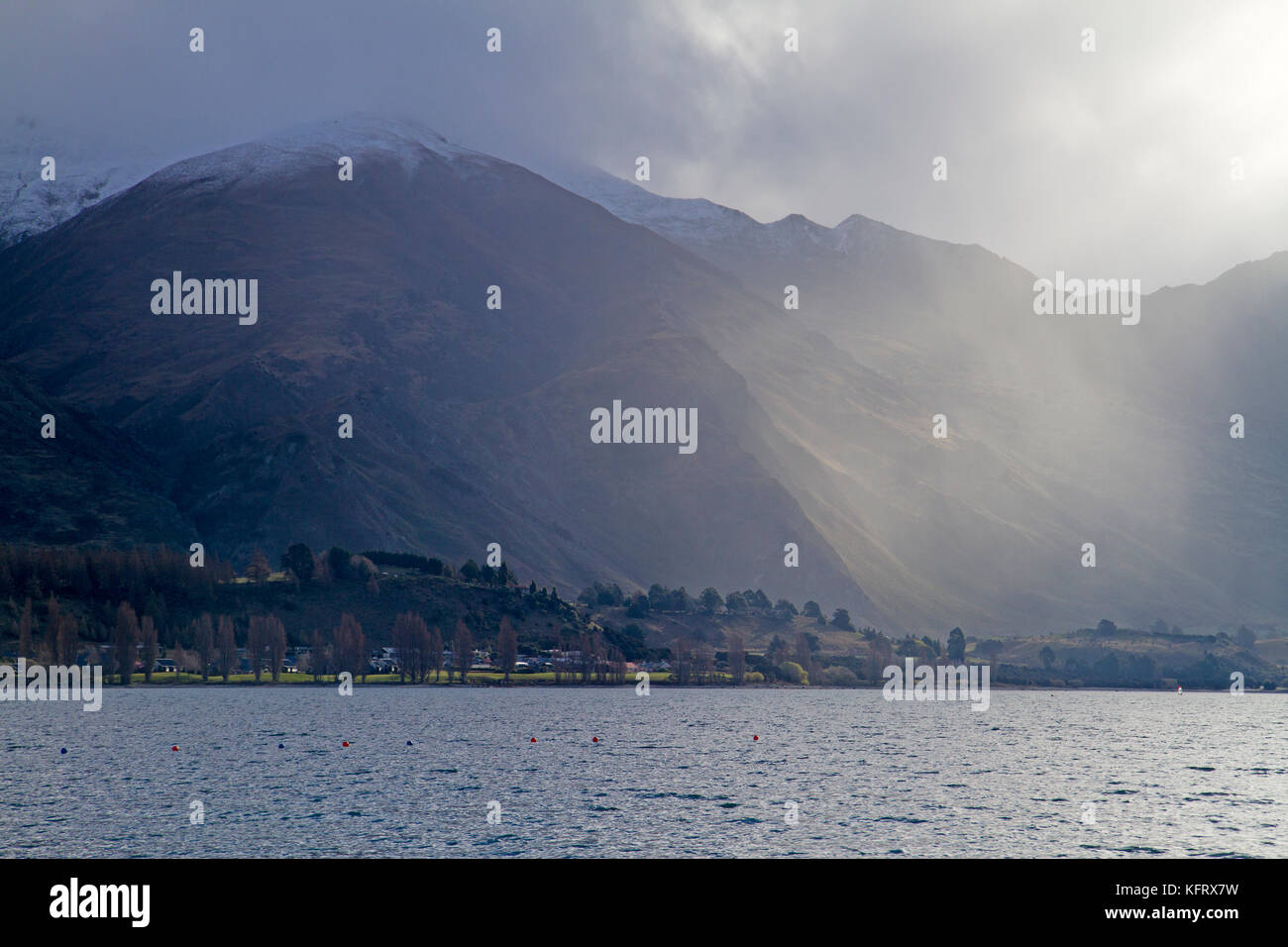 Lake Wanaka und roys Peak Stockfoto