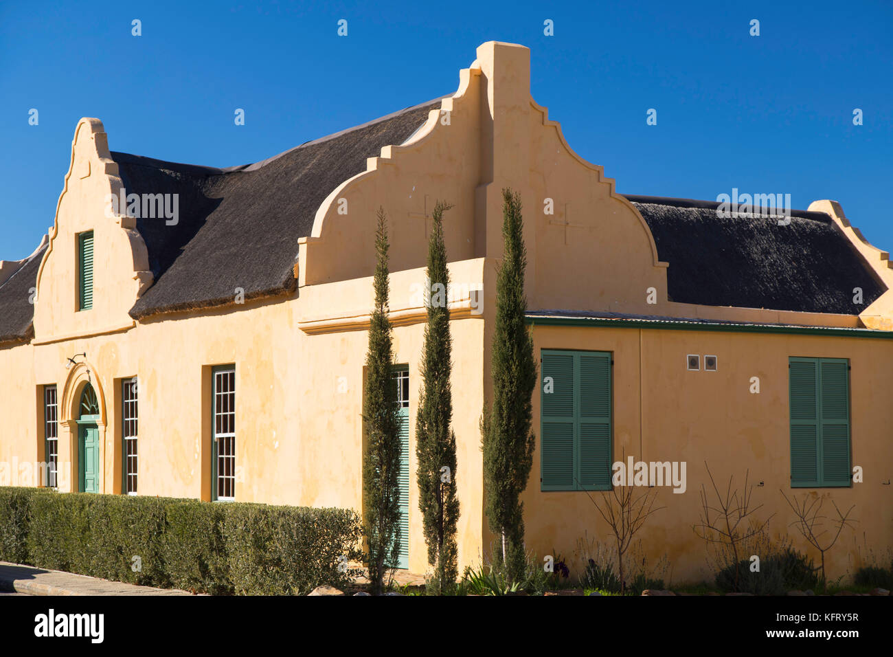 Cape Dutch style house, Montagu, Western Cape, Südafrika Stockfoto