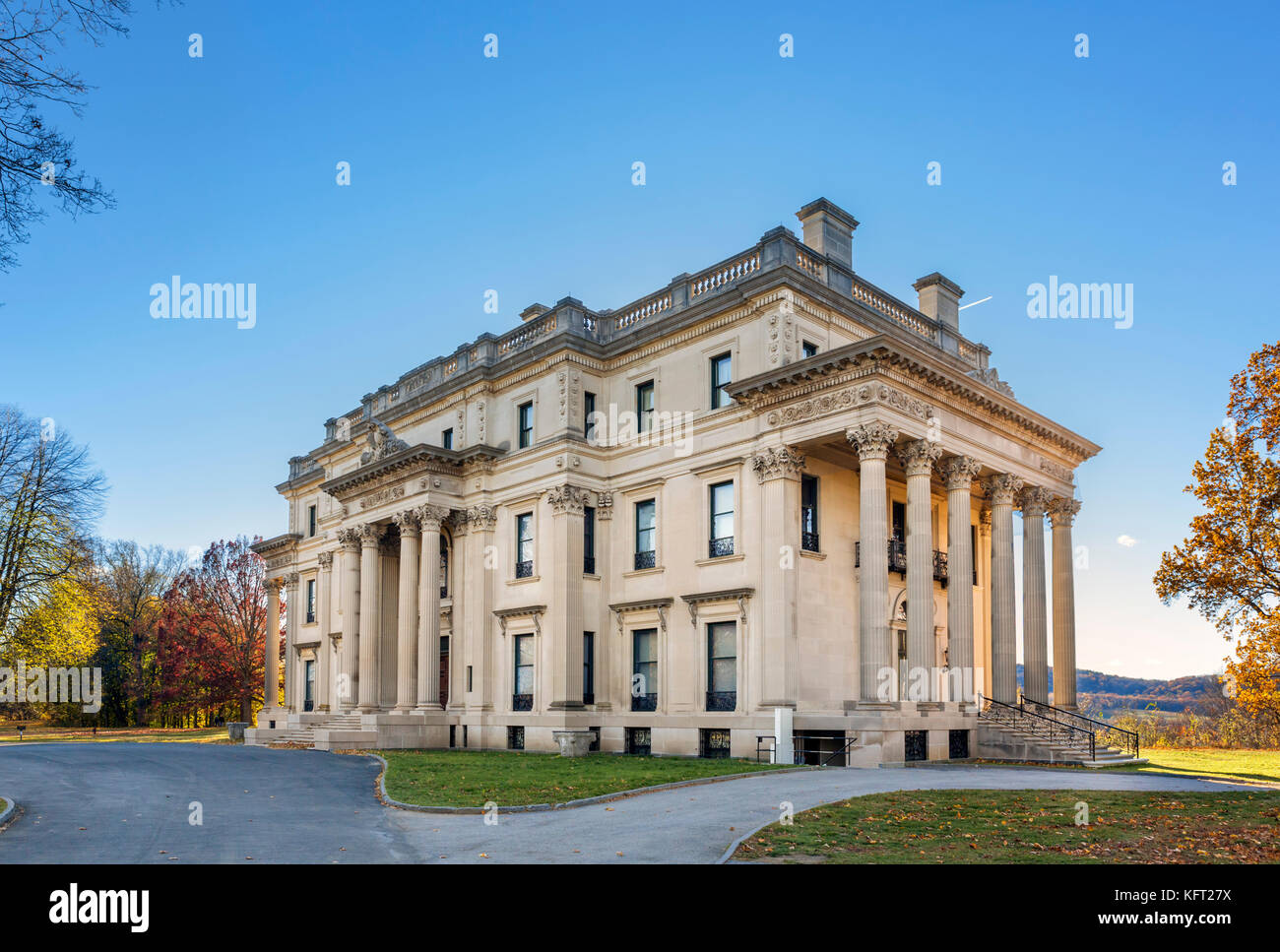 Vanderbilt Mansion National Historic Site, Hyde Park, New York State, USA Stockfoto