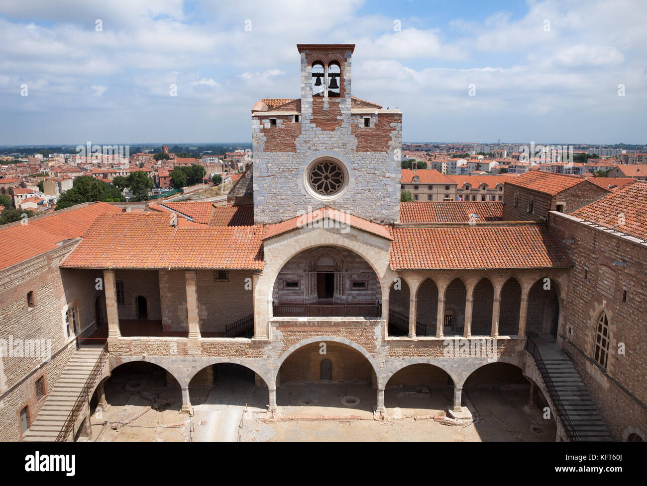 Palast der Könige von Mallorca in Perpignan, Frankreich Stockfoto Palast der Könige von Mallorca in Perpignan, Frankreich Stockfoto