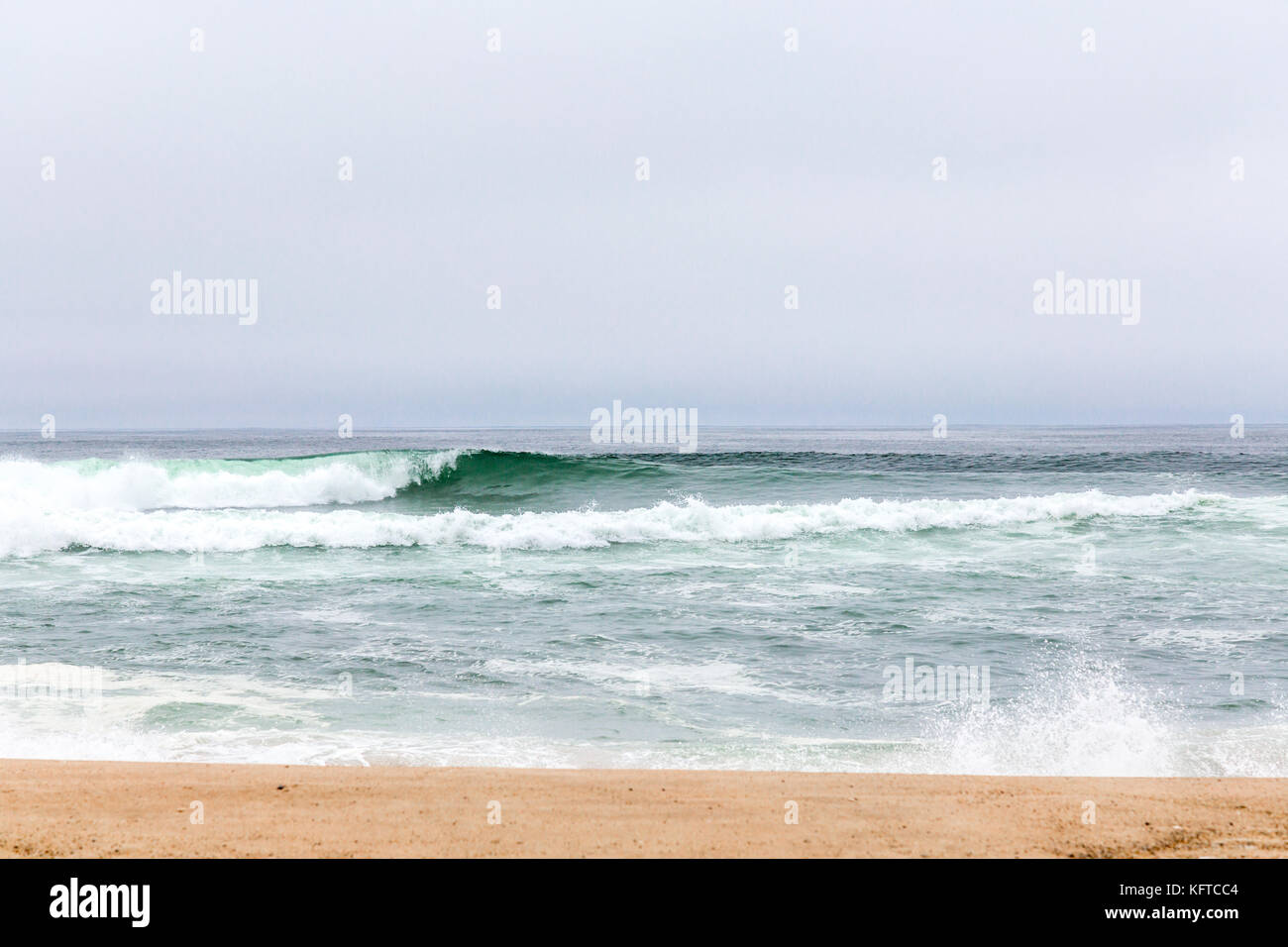 Surfen Sie an den indischen Brunnen Strand, Amagansett ny Stockfoto