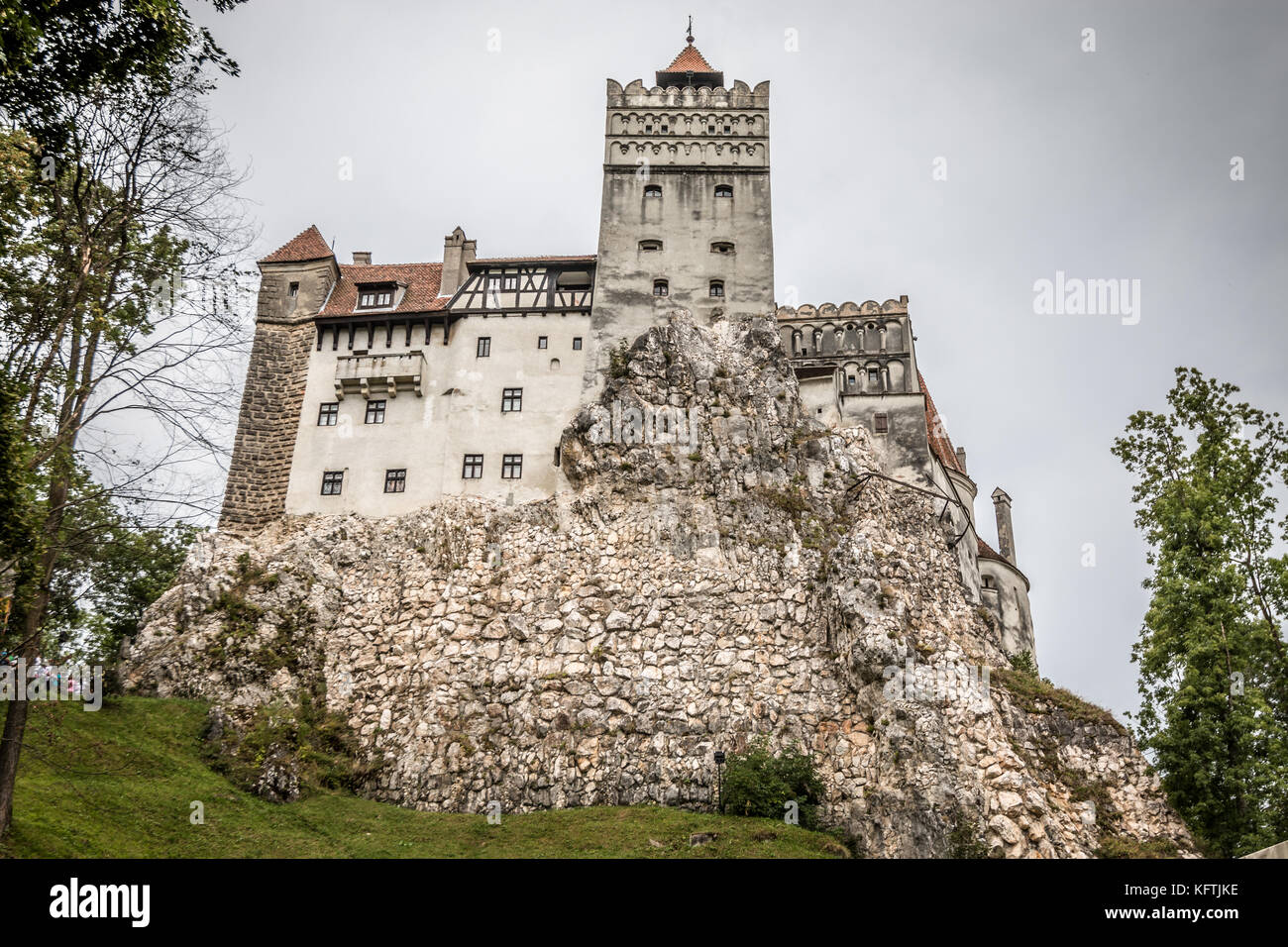 Schloss Bran in Rumänien Stockfoto