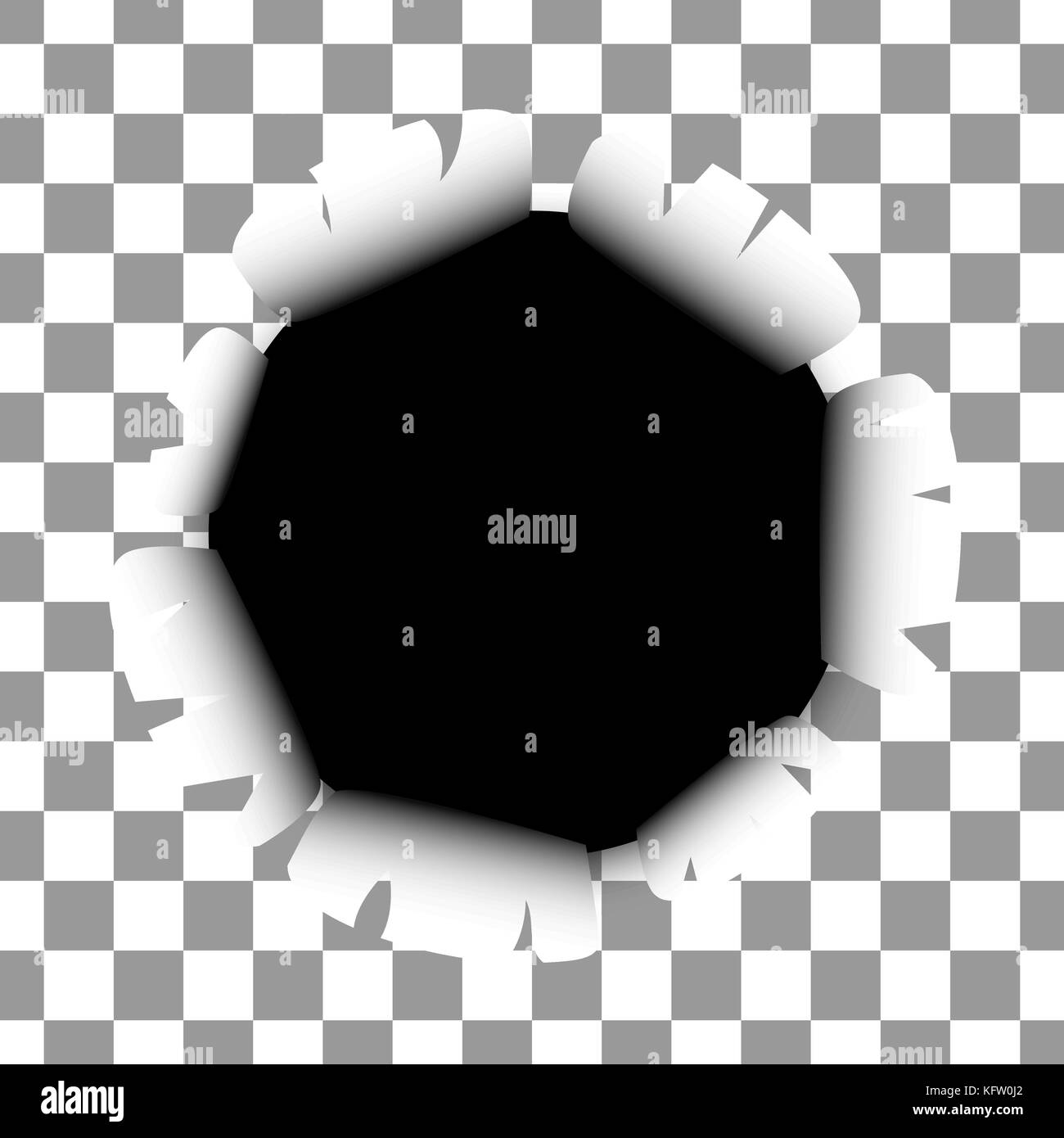 Mockup Papier Seite werben Stock Vektor