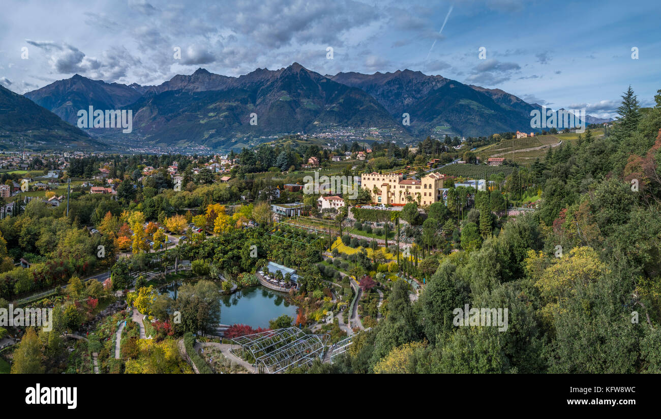 Gärten von Schloss Trauttmansdorff, Meran, Südtirol, Italien, Europa Stockfoto