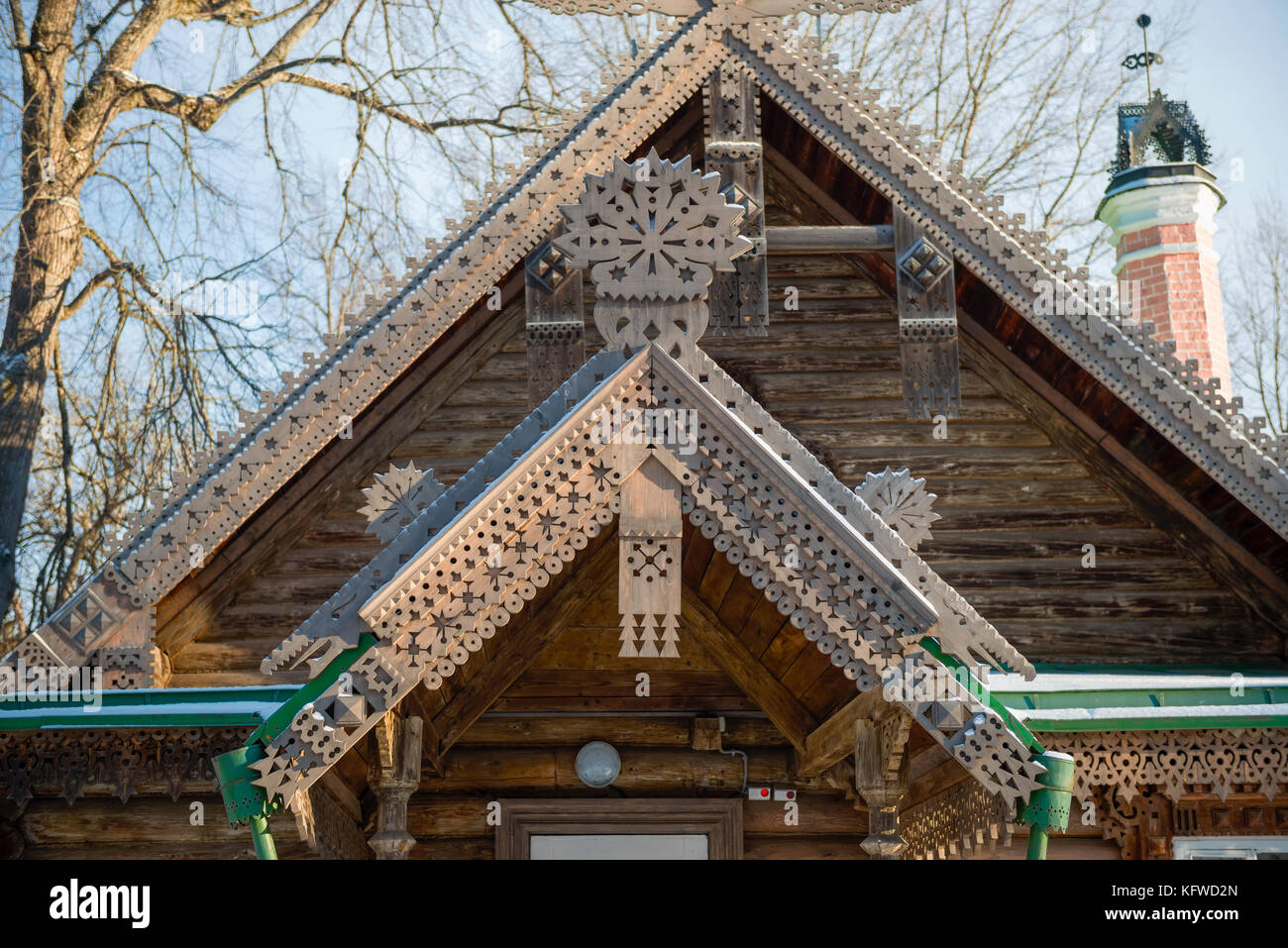 Werkstatt. Museum-Immobilien' Abramzewo'. Region Moskau, sergievo-posad Bezirk, Stadt khotkovo, abramzewo Siedlung, Museum Straße Stockfoto