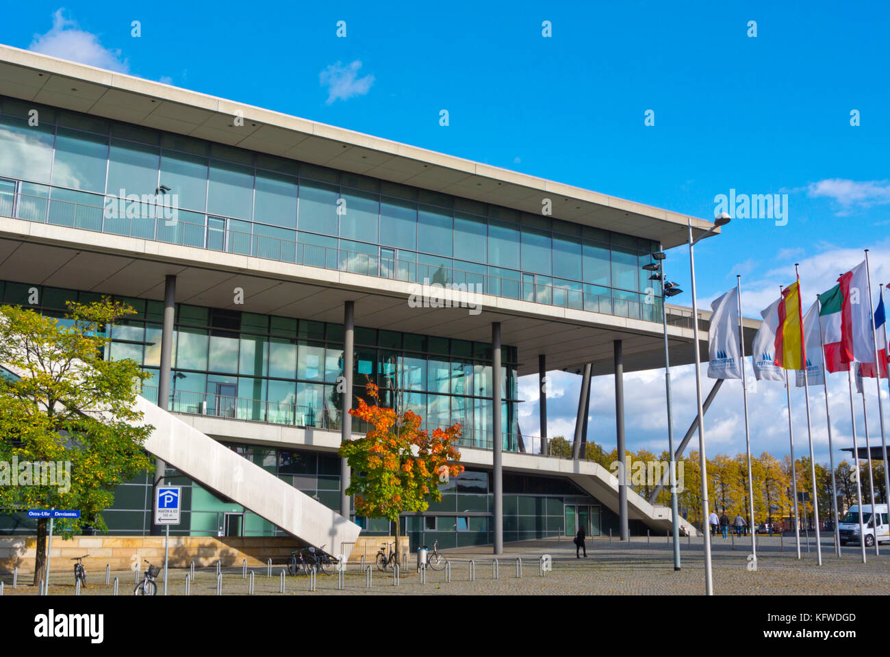 Dresdner Kongresszentrum, Internationales Congress Center, Dresden, Sachsen, Deutschland Stockfoto