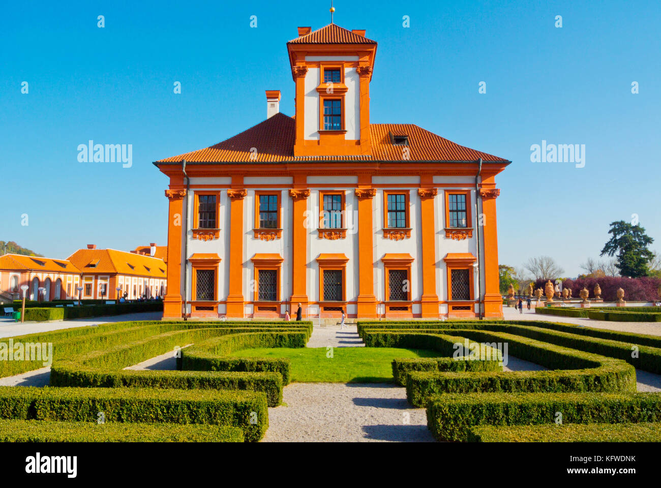 Trojsky Zamek, Troja, Palast, von 1691, Troja, Prag, Tschechische Republik Stockfoto