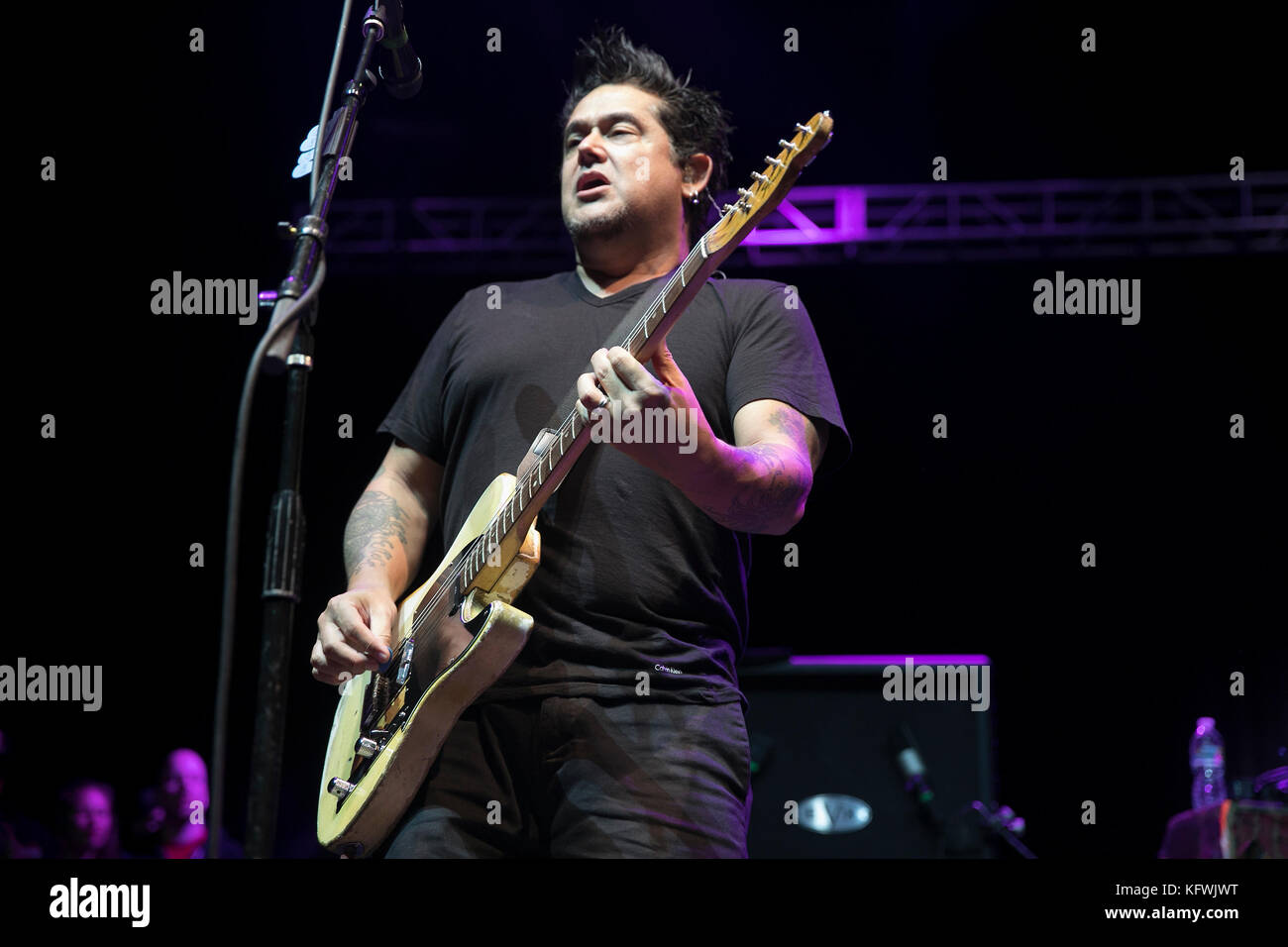 Aaron 'El Hefe "abeyta von NOFX führt während des Punk in Drublic Festival am 29. Oktober 2017 An der Übereinstimmung Pavillon in Concord, Kalifornien. Stockfoto