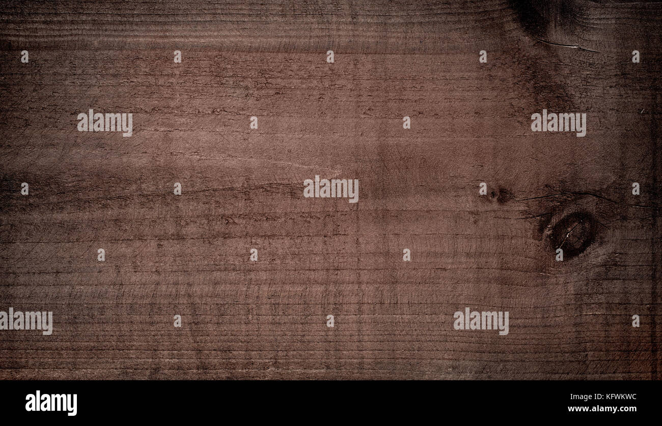 Braun zerkratzte Holz Schneidebrett. Stockfoto