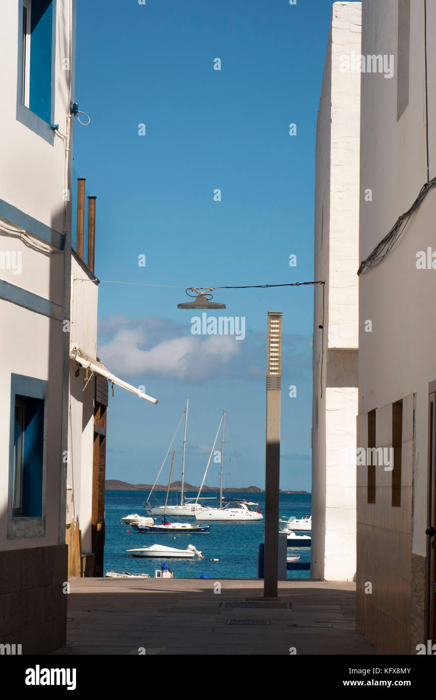 La Oliva Corralejo Kanaren Fuerteventura Spanien Stockfoto