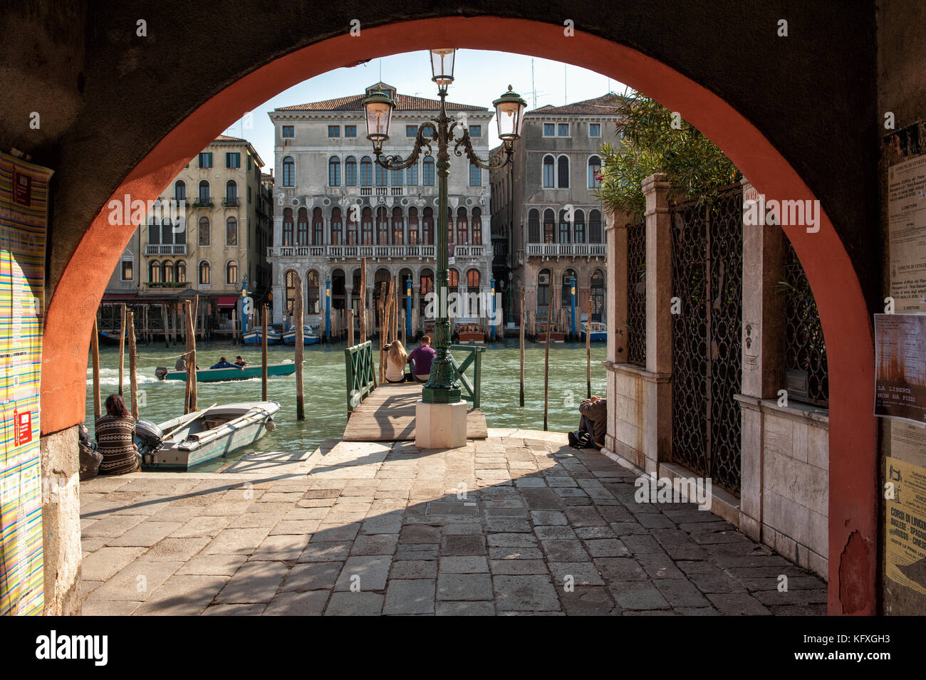 Canal Grande in Venedig, Italien Stockfoto