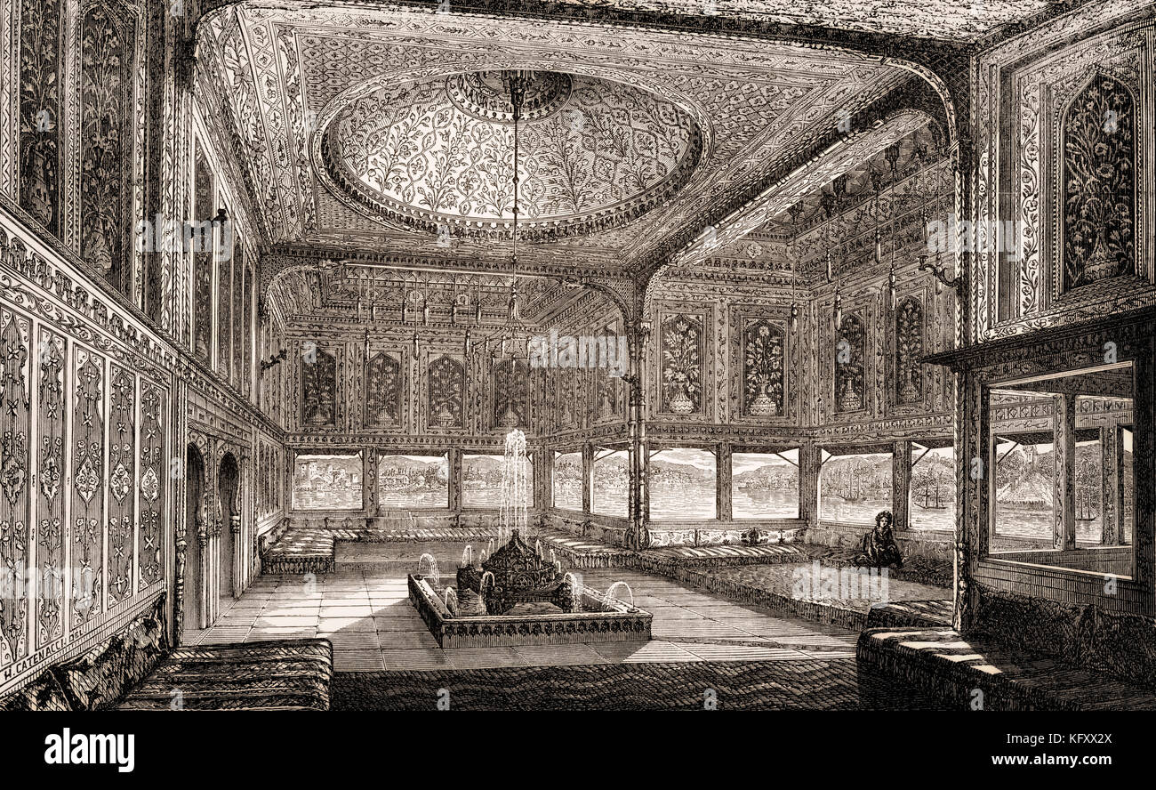 Dekoration in den päpstlichen Palast, 15. Jahrhundert Stockfoto