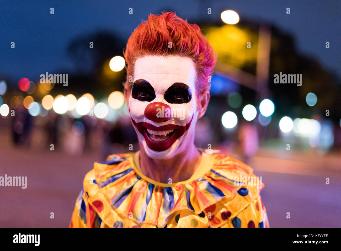 LOS ANGELES - 31. Oktober: Halloween Parade in West Hollywood. Oktober 31, 2017 in Los Angeles, CA Stockfoto
