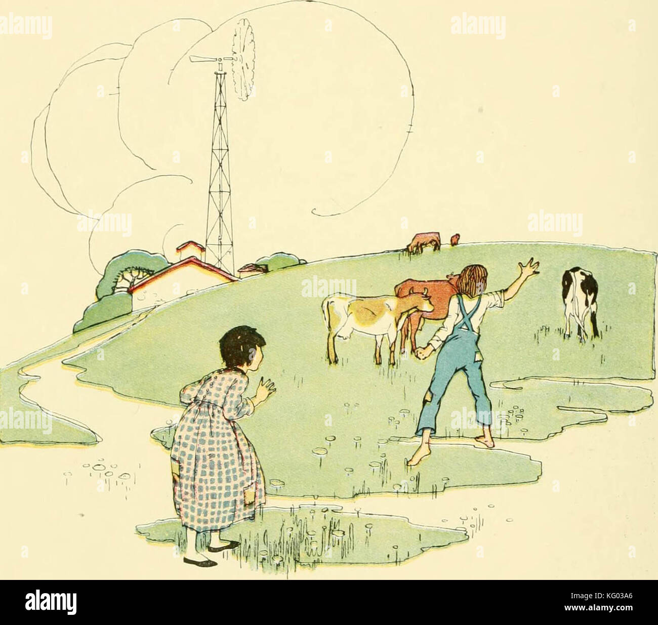 "Sunny Reime für glückliche Kinder. : Reime' (1917) Stockfoto