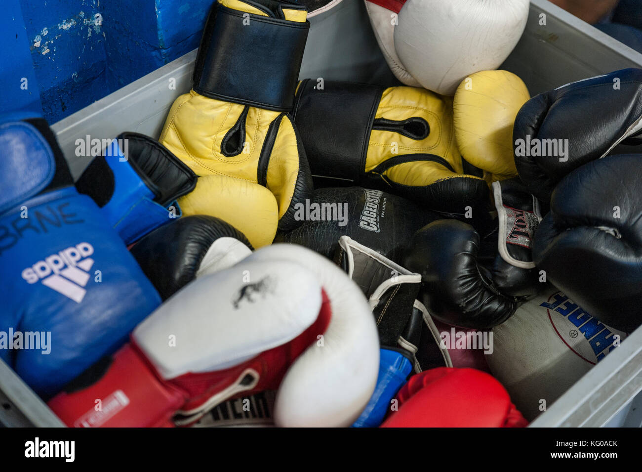 Sparring Handschuhe Stockfotos und -bilder Kaufen - Alamy