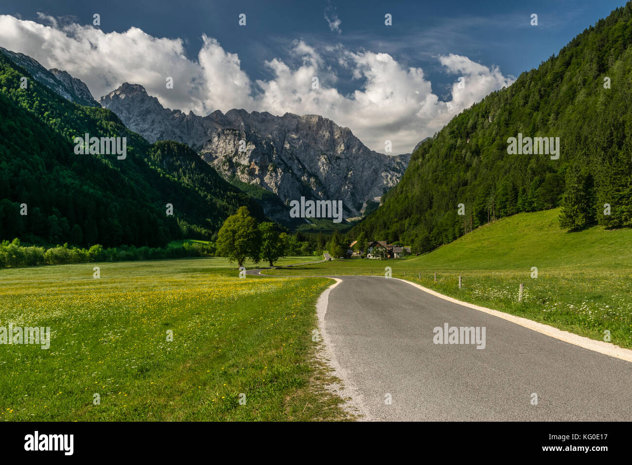 Logar-tal im Sommer Stockfoto