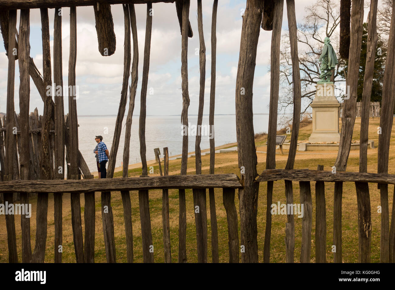 Historic Jamestowne Jamestown Virginia Stockfoto