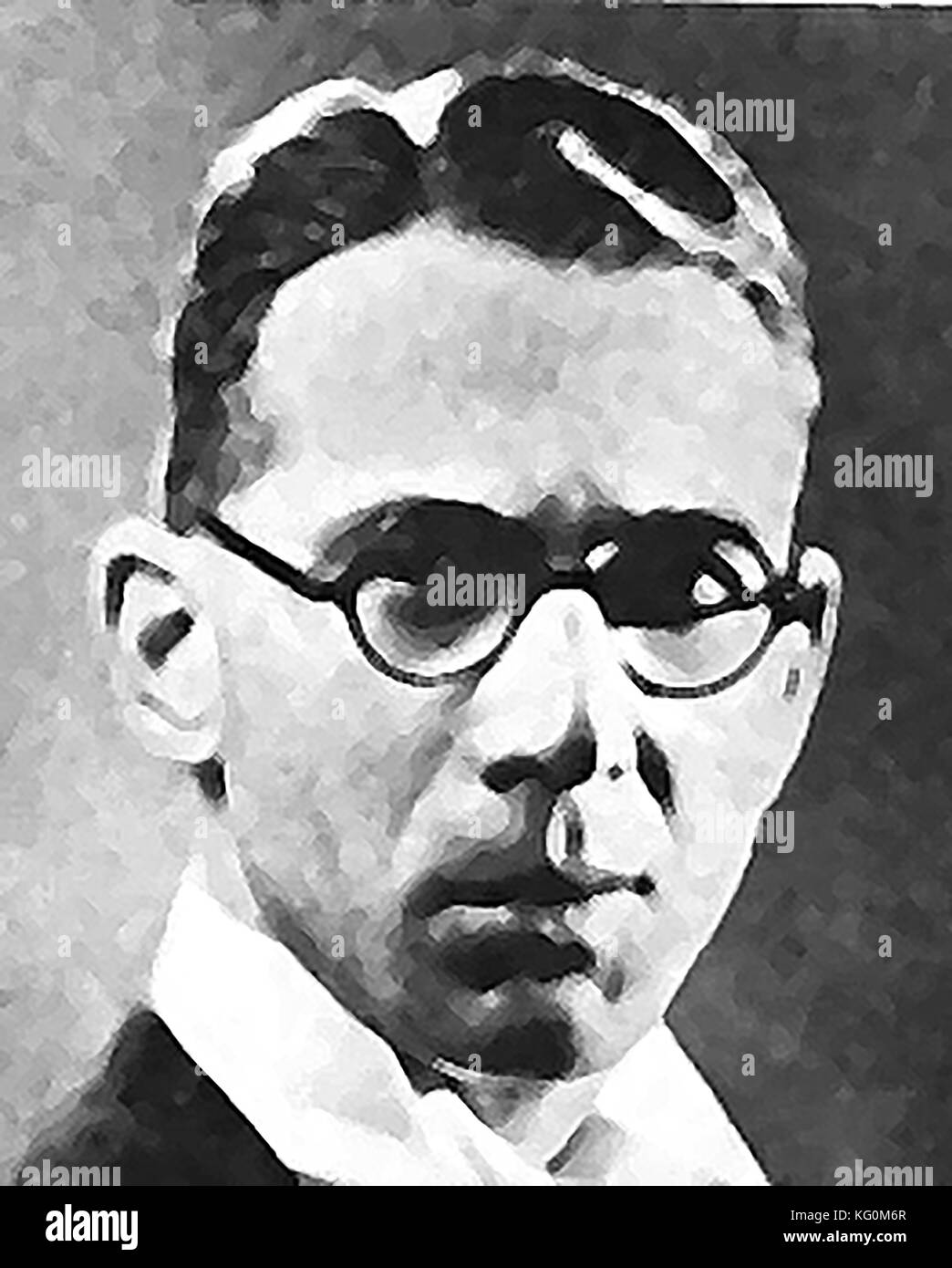 Portrait von Henry Hall eine einst populären britischen Dance Band Leader/Leiter während der britischen Dance Band Ära, die regelmäßig auf BBC Radio erschienen. Er war auch ein Komponist, Arrangeur und Schauspieler Stockfoto