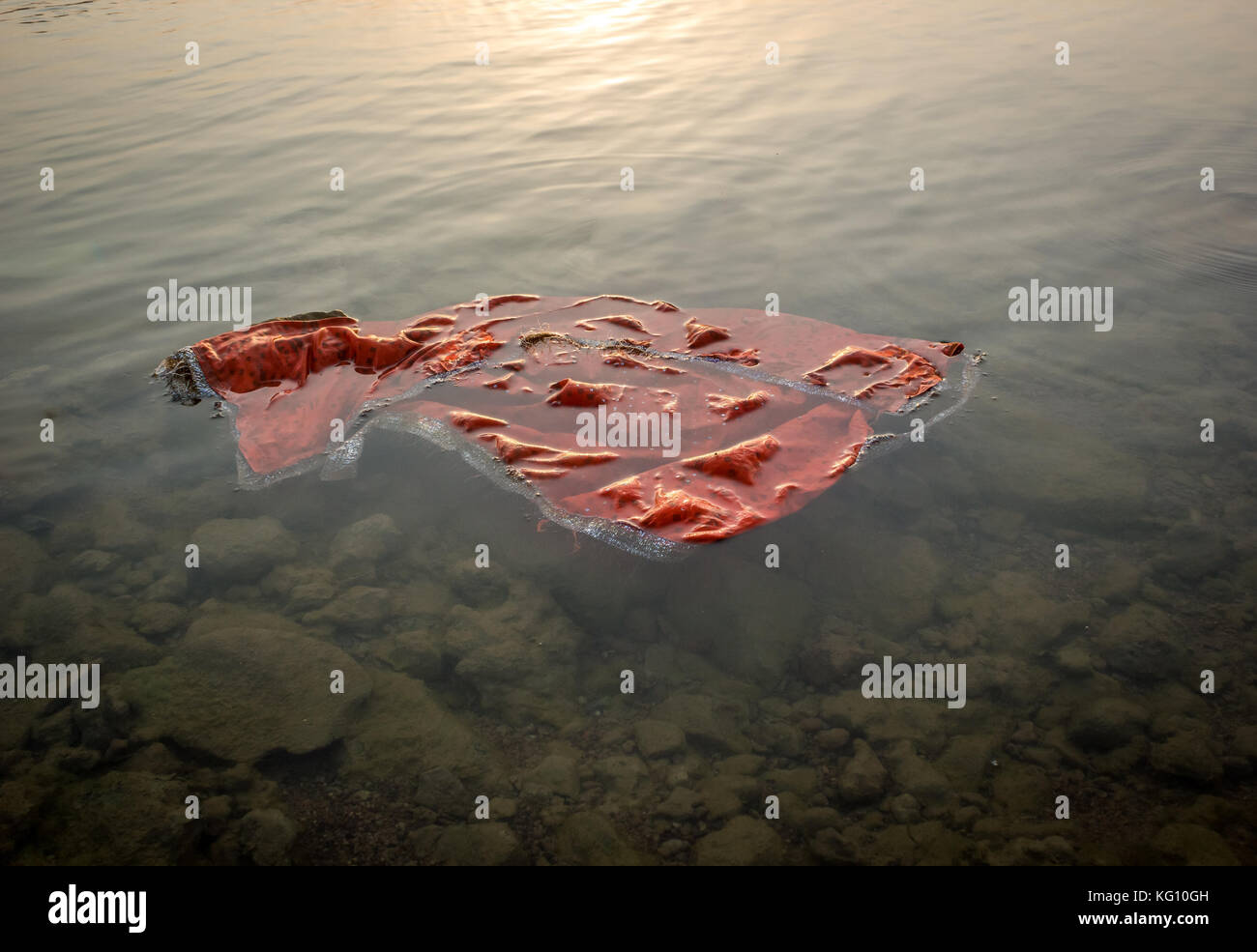 Fluss Ganges Anbetung Stockfoto