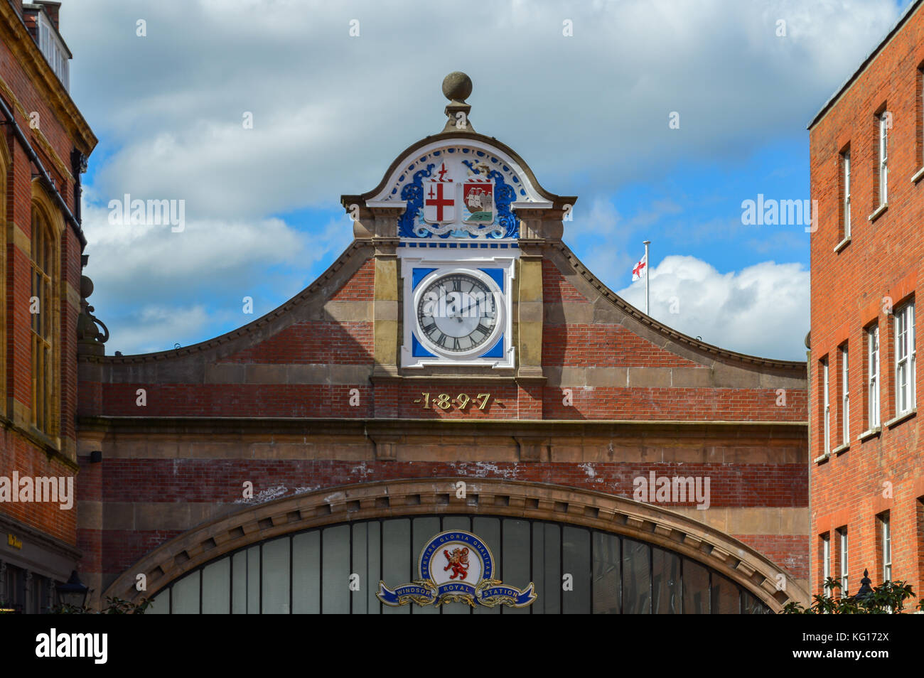 Windsor Station in England Großbritannien Stockfoto
