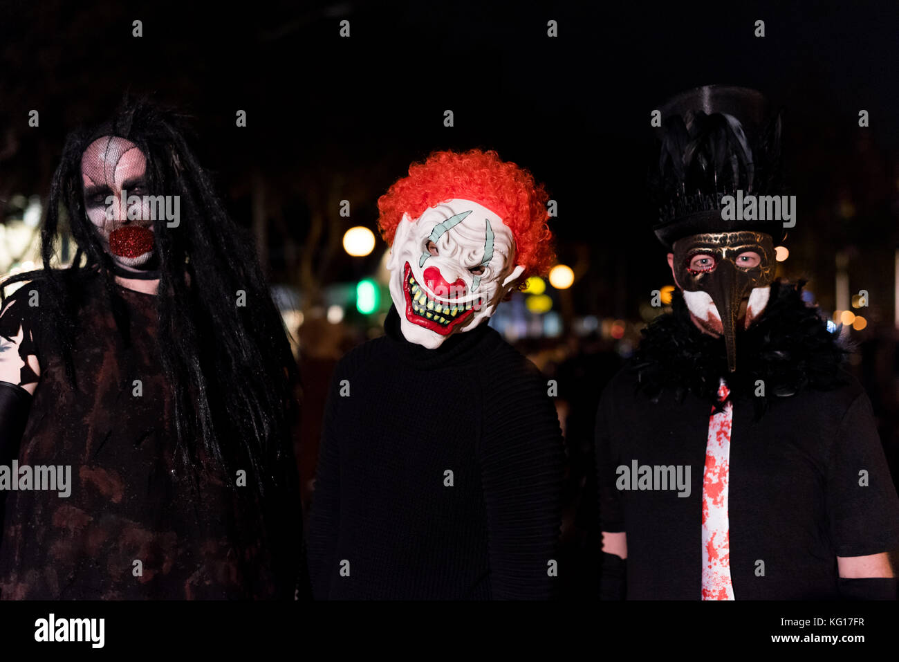 LOS ANGELES - 31. Oktober: Halloween Parade in West Hollywood. Oktober 31, 2017 in Los Angeles, CA Stockfoto