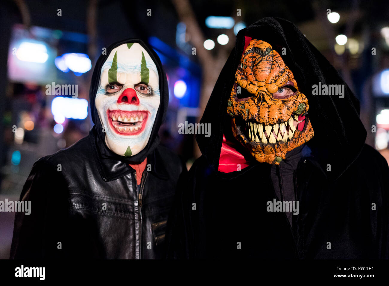 LOS ANGELES - 31. Oktober: Halloween Parade in West Hollywood. Oktober 31, 2017 in Los Angeles, CA Stockfoto