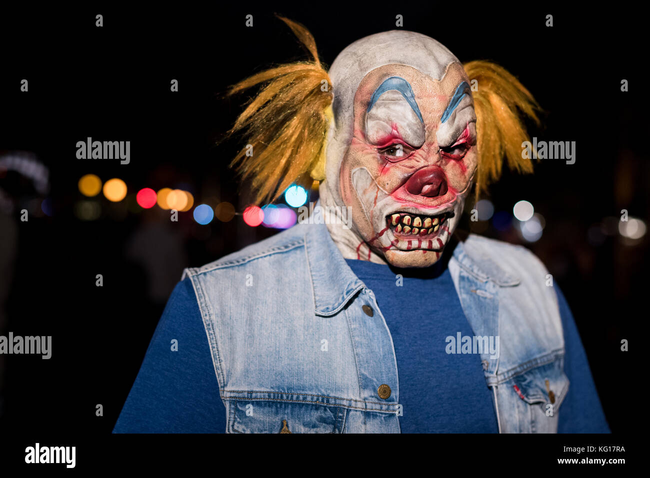 LOS ANGELES - 31. Oktober: Halloween Parade in West Hollywood. Oktober 31, 2017 in Los Angeles, CA Stockfoto