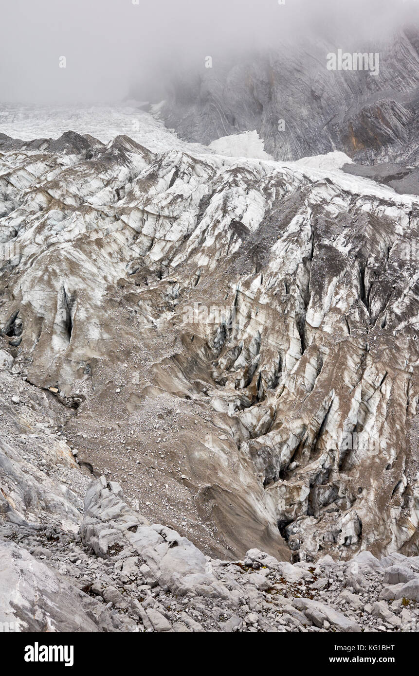 Jade Dragon Snow Mountain Glacier, China. Stockfoto