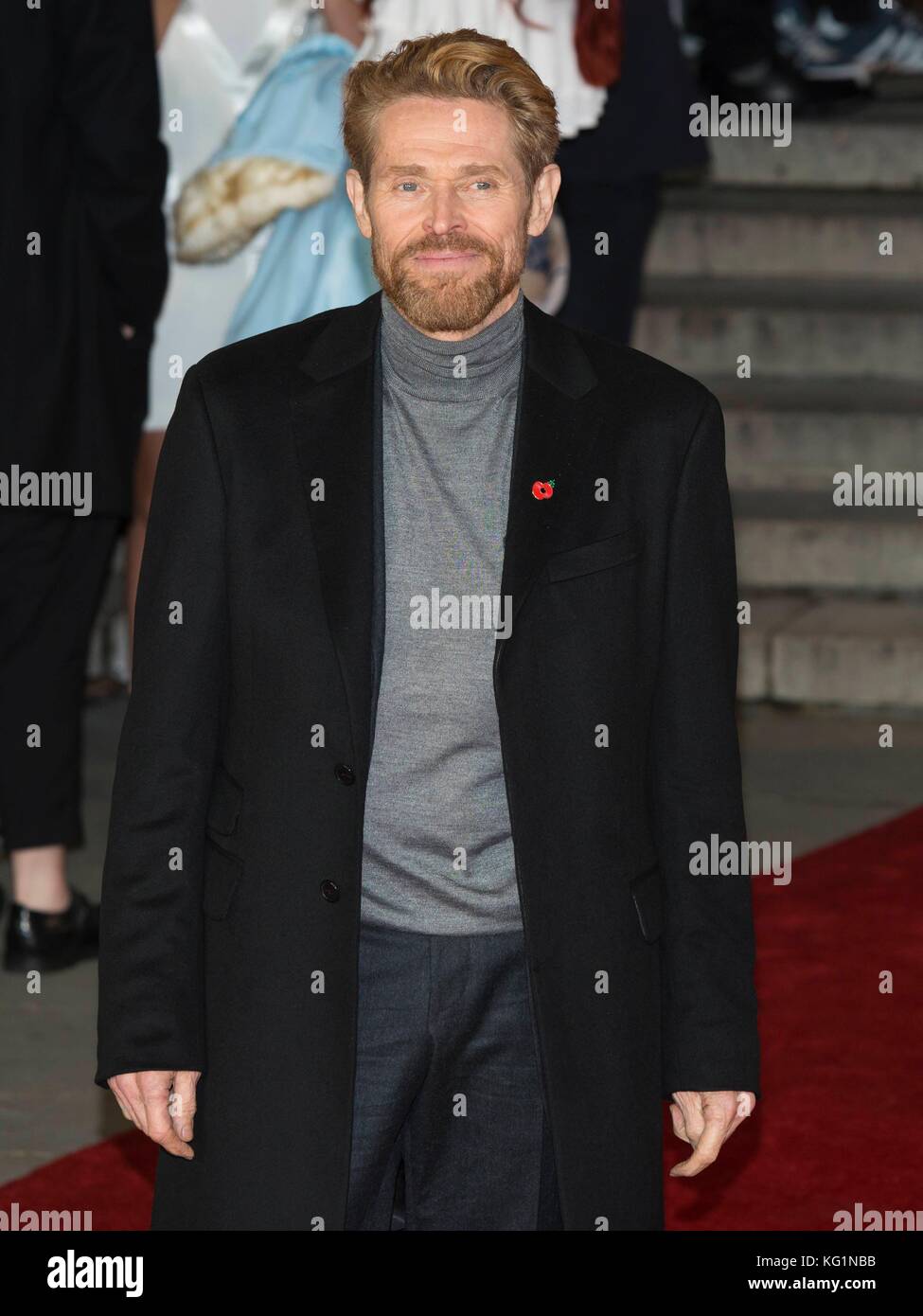 London, Großbritannien. 02 Nov, 2017 Willem defoe nimmt an Mord im Orient Express Weltpremiere - London, England (02.11.2017) | Verwendung der weltweiten Kredit: dpa Picture alliance/alamy leben Nachrichten Stockfoto