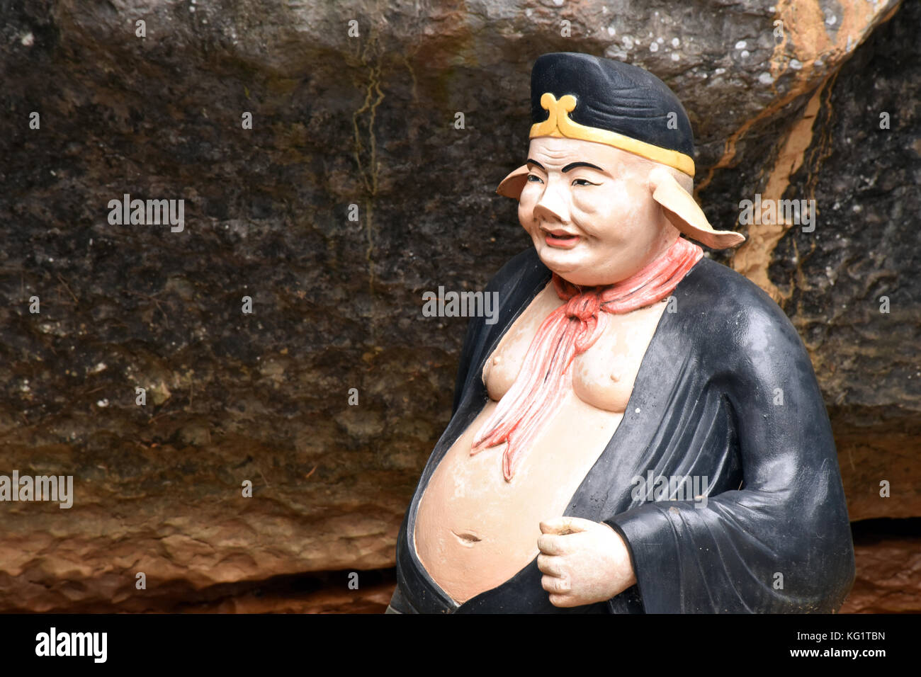 Buddhistische Höhle Zahlen an den Mua Höhlen in Ninh Binh in Vietnam. Stockfoto