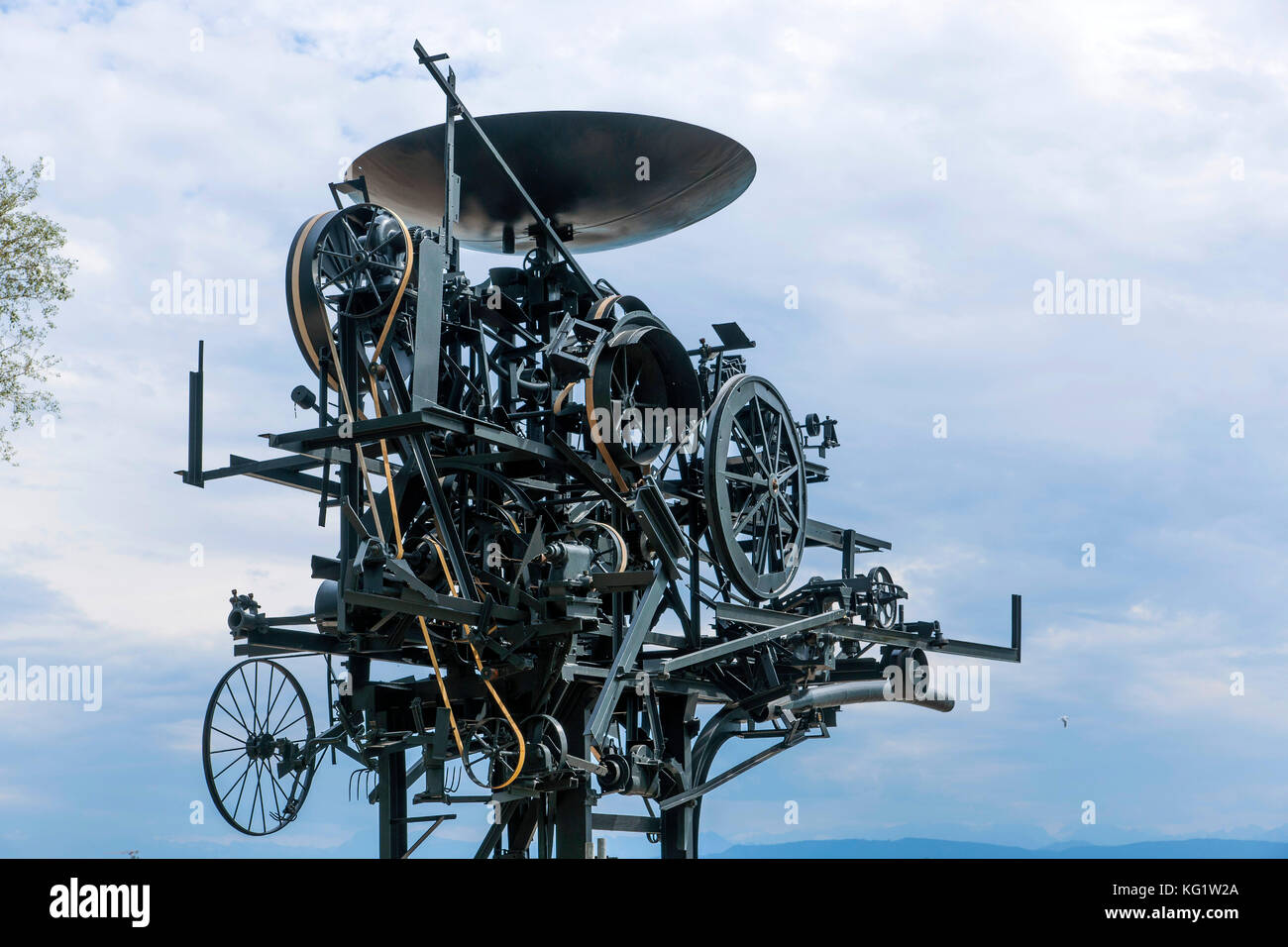 Zürich, Schweiz: Heureka von Jean Tinguely Stockfoto