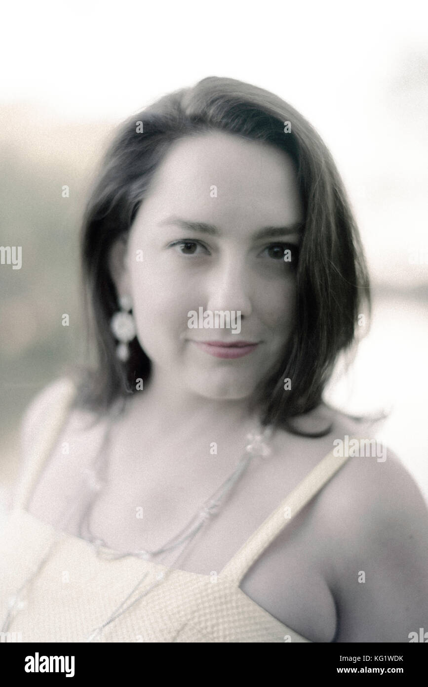 Geringer Sättigung portrait Stockfoto