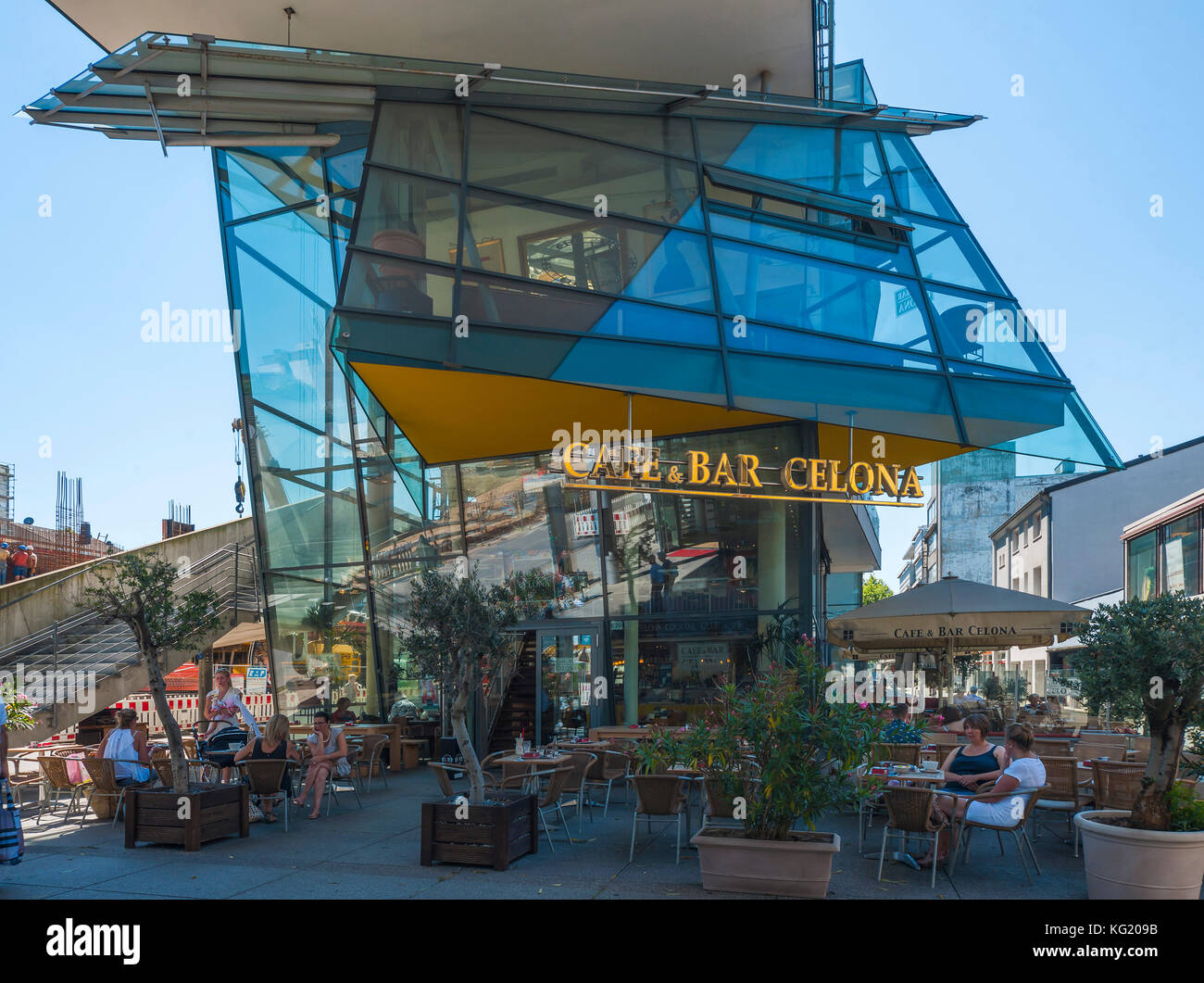 Krefeld Nordrhein Westfalen Deutschland Behnisch Haus Stockfoto