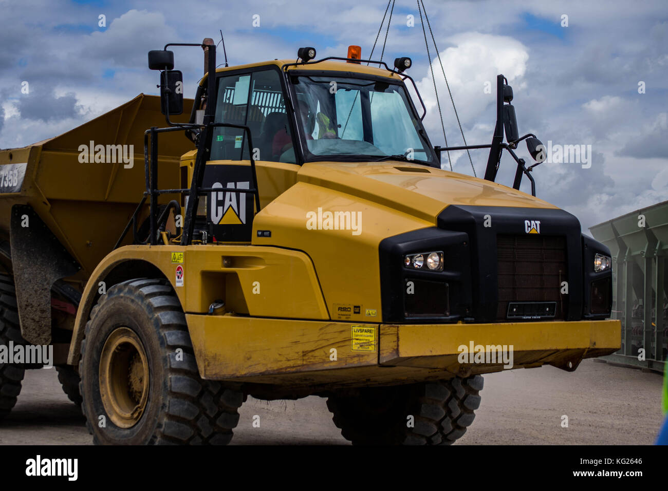 Baumaschine Stockfoto