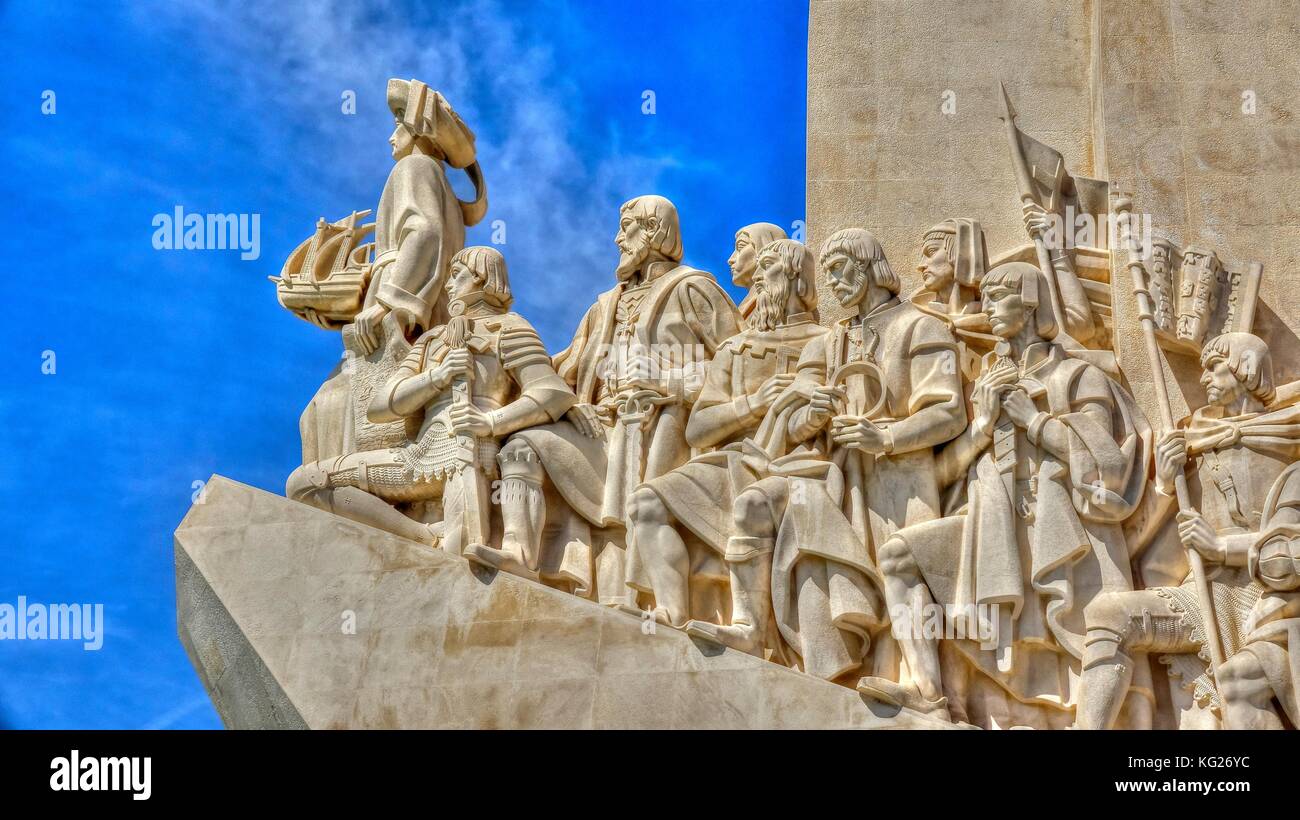 Padrao dos Descobrimentos (Denkmal der Entdeckungen), Belem, Lissabon, Portugal, Europa Stockfoto