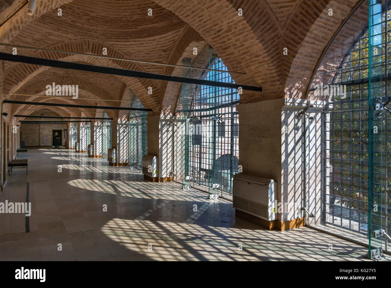 Innenansicht der Türkische und Islamische Kunst Museum in Istanbul, Türkei Stockfoto