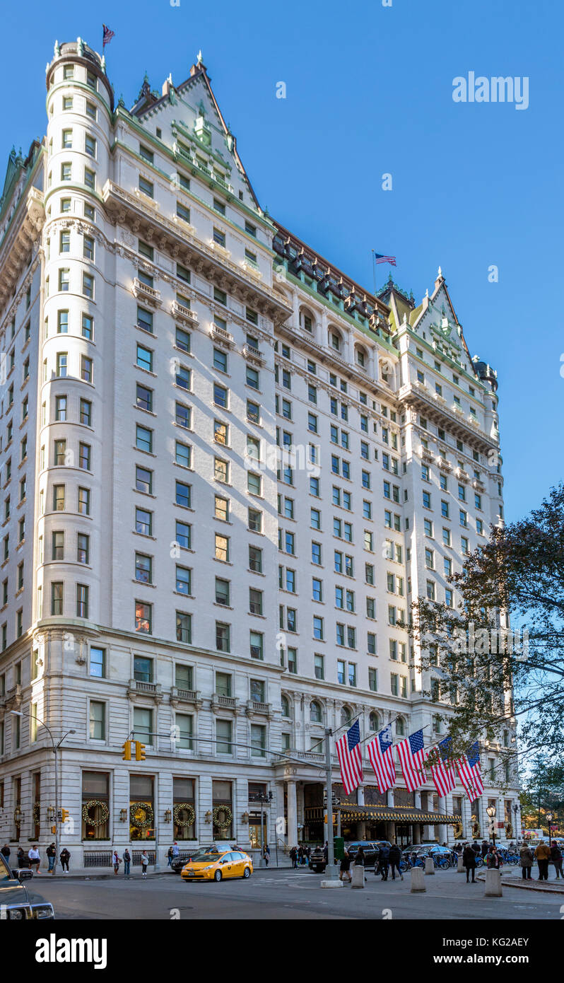 Das Plaza Hotel, New York City, NY, USA Stockfoto