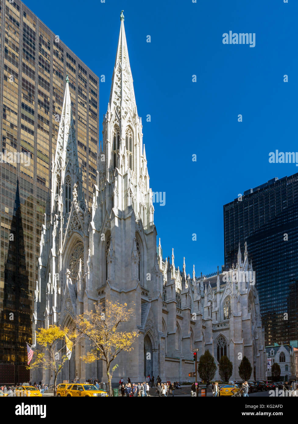 St. Patricks Kathedrale, 5th Avenue, New York City, NY, USA Stockfoto