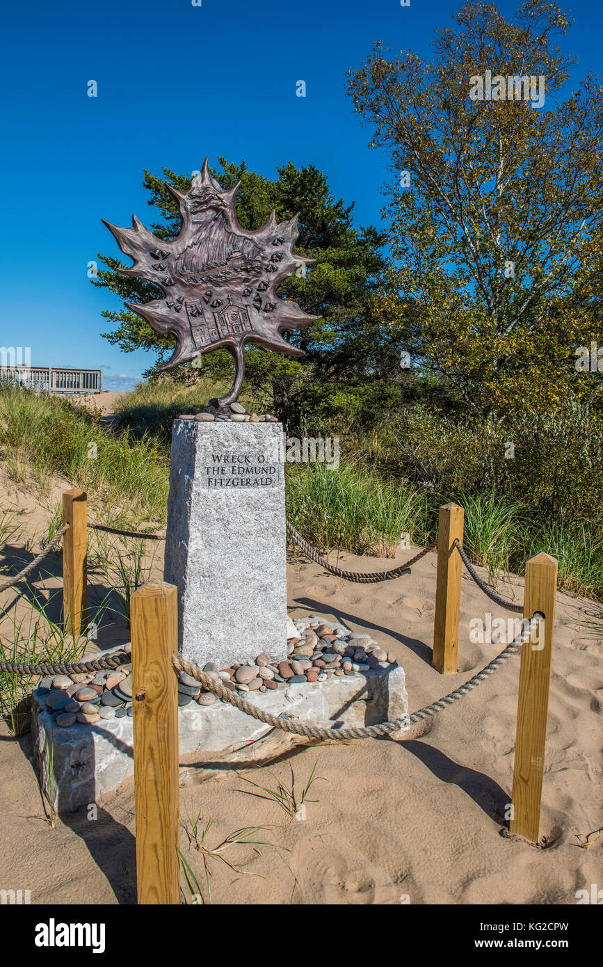 Emund Fitzgerald Memorial, Great Lakes Shipwreck Museum, Michigan, USA, von Bruce Montagne/Dembinsky Foto Assoc Stockfoto