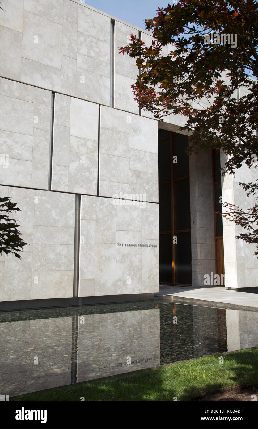 Barnes Foundation in Philadelphia - USA Stockfoto